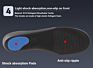 High Elastic Wearable Arch Support Flat Foot Corrective Insoles