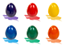 Palm Grip Crayons for Kids Non Toxic Paint Crayons Egg Washable Sticks Art Drawing for Children Paint Stationery
