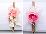 Lovely Artificial Floral Nylon Kids Toddler Hair Bands Elastic Newborn Baby Girl Flower Headband