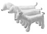 Cute Pet Torsos Models Pvc Leather Models Dog Mannequins Pet Clothing Stand S/M/L