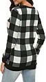 Women Plaid Top Stylish Long Sleeve Buffalo Plaid Blouse Top Casual Comfy Checkered Shirt Color Block Sweatshirt Dropshipping