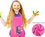 Chef Kids Apron, Durable and Washable Apron Cotton Kids Size for Kitchen Cooking Baking and Painting