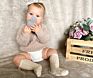 Autumn Warm Color Half Turtleneck Chunky Knitted Sweater Baby Kids Girls Knitted Jumper