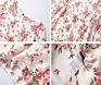 Floral Maxi O-Neck Printed Casual Women Tops