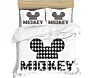 Mickey Mouse Cartoon Printed 100% Cotton Mickey Mouse Bedding Set