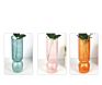 Professional Vertical Grain Straight Cylinder Glass Vase for Flowers