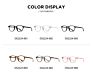 Cassbojue Clear round Retro Tr90 Blue Light Blocking Glasses Frame