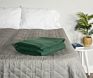 Cozy Soft Microfleece 50 X 60 Inch Forest Green Fleece Blanket Forest Green Travel Blanket