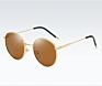 Q-6202 Designer Metal Retro round Frame Shades Sunglasses Sun Glasses