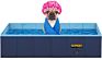 Squares Folding Pet Inflatable Pool Cover Swimming Pool Inflatable Pet Swimming Ring