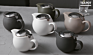 Nordic Simple Style Matte Glaze Design Include Tea Strainer Porcelain Tea Pot with Stainless Steel Cover