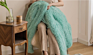 Os Fleece Throw Blanket Printed Fabric Solid Flannel Warm and Cozy Soft Fuzzy Plush Plaid 100% Polyester Adults Knitted
