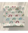 Snoozzz White Soft Baby Cotton Muslin Blanket Newborn Baby Floral Swaddles