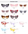 Nx8805 Vintage Heart Glasses Heart-Shaped Sun Gasses Pink Love Heart Shaped Women Sunglasses for Ladies