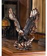 Polyresin/ Resin Gifts & Decor Majestic Eagle in Flight Bird Statue Figure Home Decor