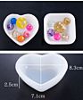 Diy Silicone Trinket Molds for Concrete Rings Tray Resin Mold Heart Square Dish Resin Mold