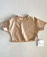 Cozy Sweatpants Drawstrings Army Green French Terry Harem Shorts Kids