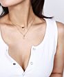 Vintage Boho Multi Layer Geometric Map Star Horns Metal Pendant Necklace for Women Collar