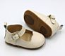 Reasonable Price Anti-Slip Cow Leather Cream Baby Infant Leather Mary Jane Toddler Shoes