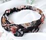 Women Headbands Boho Bandeau Floral Knot Headband Elastic Hair Bands for Women, Turban Twist Headbands, Hair Accessories F