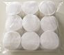 Eco-Friendly 8Cm round Bamboo Cotton Facial Cleansing Pads Laundry Bag Set Reusable Makeup Remover Discs