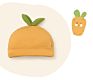and Full Thin Cute Green Shoots Knitted Beanie Baby Girl Hats Wool Knit Hat Knitted Beanie
