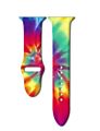 Bracelet for Apple Iwatch 6 Se Tie Dye Printed Silicone Strap Reverse Buckle 22Mm Silicon Watch Band