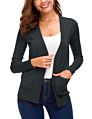Autumn Knit Red Ladies Cardigan Sweater with Pocket