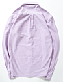 100% Organic Cotton Oxford Long Sleeves Solid Slim Fit Business Shirts for Men