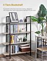 bookcase storage shelves mdf