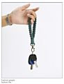 Craft Accessories Cute Handmade Boho Cotton Rope Braided Keychain Colorful Macrame Tassel Keyring