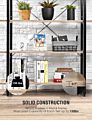 bookcase storage shelves mdf
