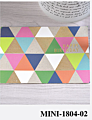 Korean Style Small Business Greeting Cards Simple Geometric Thank You Gift Card Mini Heart Shaped Birthday Card