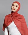 Dark Beige Style Women Chiffon Scarf Hijab Latest Arabic Malaysia Square Scarf