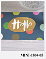 Korean Style Small Business Greeting Cards Simple Geometric Thank You Gift Card Mini Heart Shaped Birthday Card