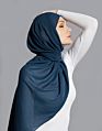 Dark Beige Style Women Chiffon Scarf Hijab Latest Arabic Malaysia Square Scarf