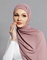 Dark Beige Style Women Chiffon Scarf Hijab Latest Arabic Malaysia Square Scarf