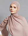 Dark Beige Style Women Chiffon Scarf Hijab Latest Arabic Malaysia Square Scarf