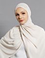 Dark Beige Style Women Chiffon Scarf Hijab Latest Arabic Malaysia Square Scarf