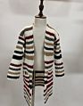 Knitted Baby Children Cardigan Kids Striped Girls Sweater Cardigans with Pockets