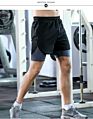Mens Gym Shorts with Pockets/ Double Men Workout Shorts/ Top Men Sports Shorts