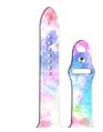 Bracelet for Apple Iwatch 6 Se Tie Dye Printed Silicone Strap Reverse Buckle 22Mm Silicon Watch Band