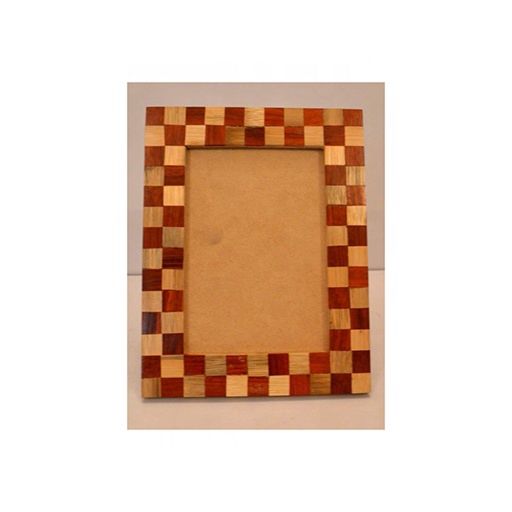 Resin Golden and Red Checker Photo Frames
