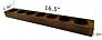 Junji Home Decor Wooden Gift Candle Holder Rustic Wooden Tealight Bar for For Tables Bathroom and Bedroom
