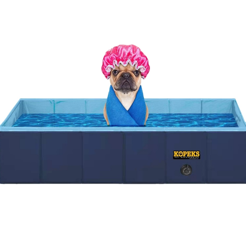 Squares Folding Pet Inflatable Pool Cover Swimming Pool Inflatable Pet Swimming Ring