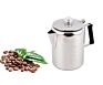 Latest Outdoor Camping Percolator Stovetop Fast Brew Kettle Stainless Steel Pot Coffee Makers