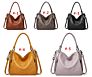 Pu Leather Shoulder Bag Tote Hand Bag Lady Handbag Designing Bags Soild Color Purse Handbags for Women