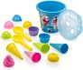 Sand Toys Cute Mold Set Beach Toy Bucket Pail Top Race Ice Cream Beach Toys for Kids