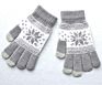 Unisex Warm Knit Jacquard Snowflake Maple Leaf Pattern Touch Screen Gloves Five Fingers 9 Styles Kimter-H919Q A