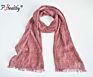 Ph Most Popular Latest Style Plain Crinkle Viscose Small Tassel Shawl Scarf